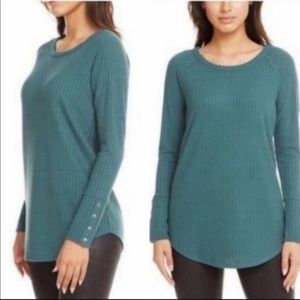 Chaser Waffle Knit Thermal Tunic size Small